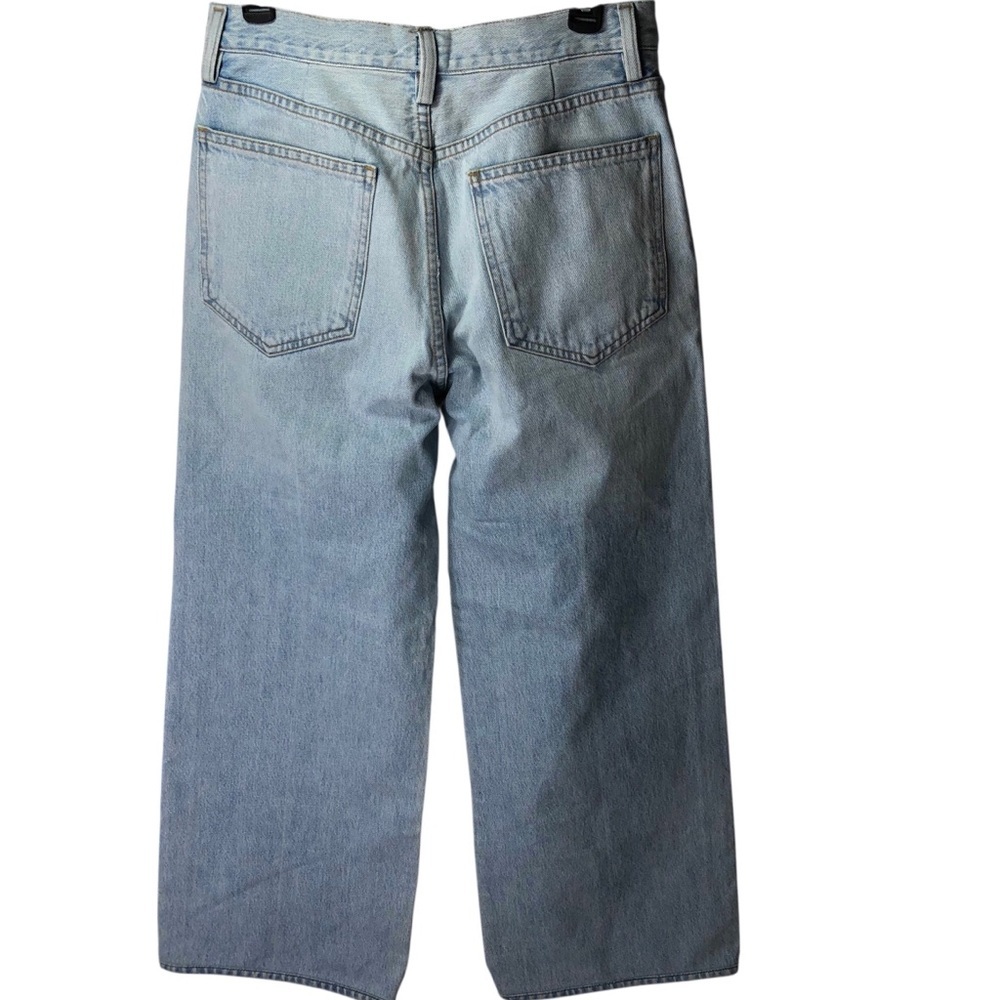 AGOLDE Shona Trouser Jeans Light Wash Blue Women Sz 27 Classic Casual Office - Picture 4 of 9